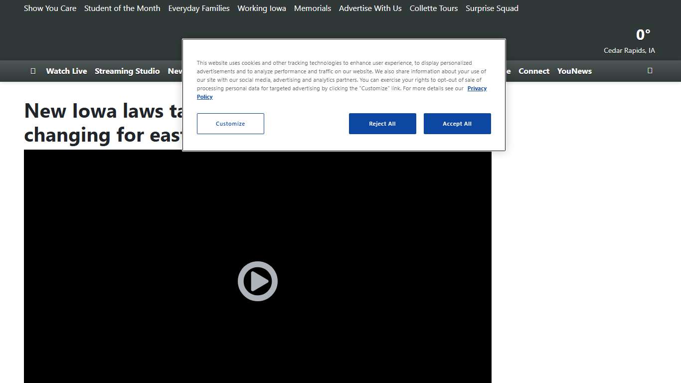 New Iowa laws take effect for 2026: What’s changing for eastern Iowa residents